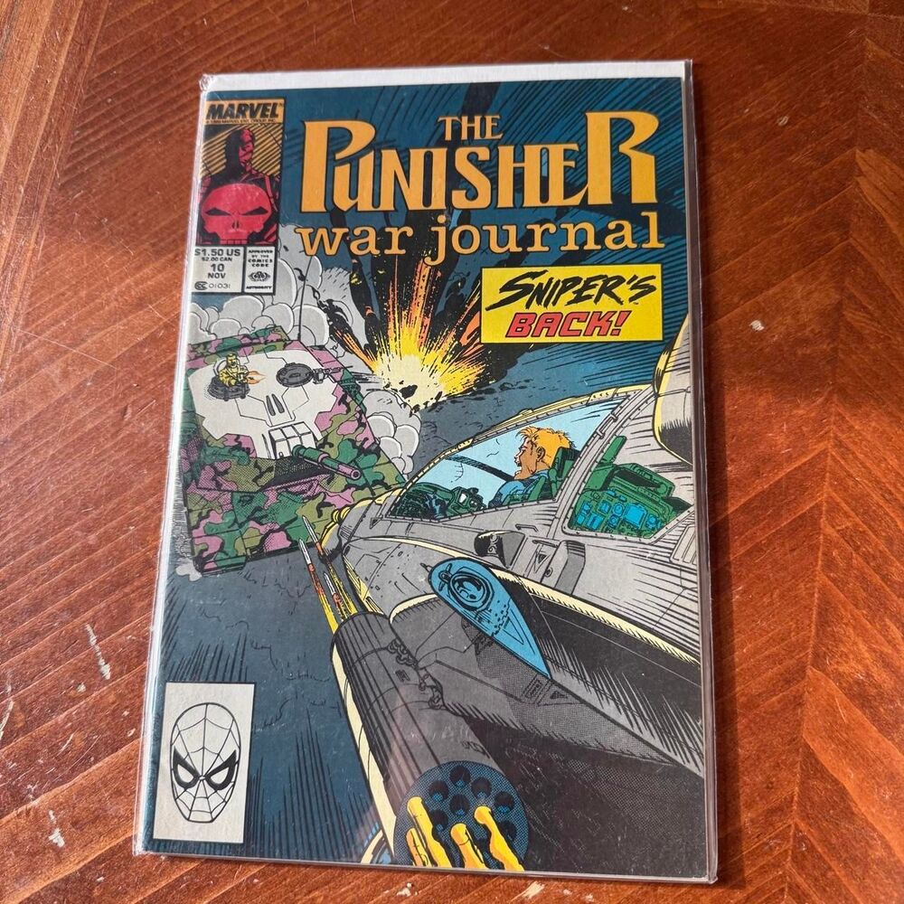 The Punisher War Journal Carl Potts Edition First Print November 1989 Vol 1